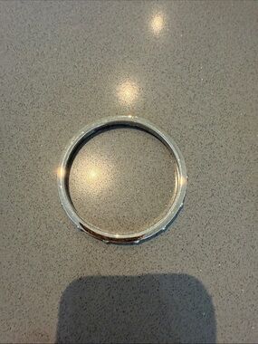Coach Silver Tone Bangle Bracelet